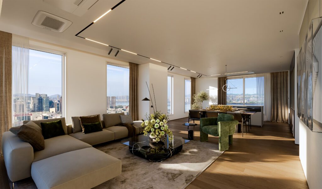 47평형 거실 Living Area