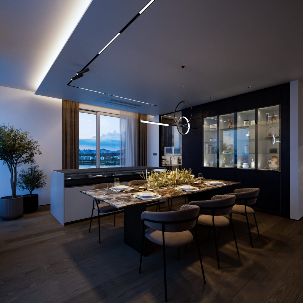 47평형 거실 Dining Area